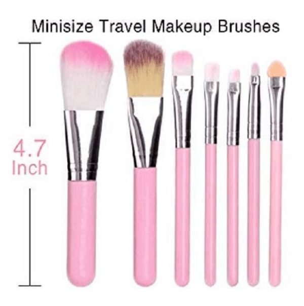 Pack Of 7 Hello Kitty Makeup Brush Set - Mall Mega