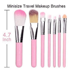 Pack Of 7 Hello Kitty Makeup Brush Set - Mall Mega
