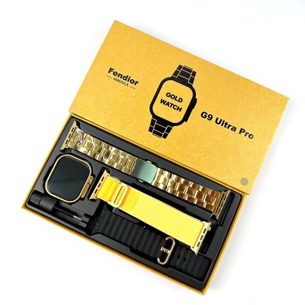 New G9 Ultra Pro Gold Color Edition Series 9 Smart Watch - Mall Mega