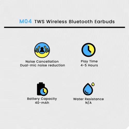 Professional Display Earbuds Stereo 895b Wireless Bluetooth Earbuds - Mall Mega