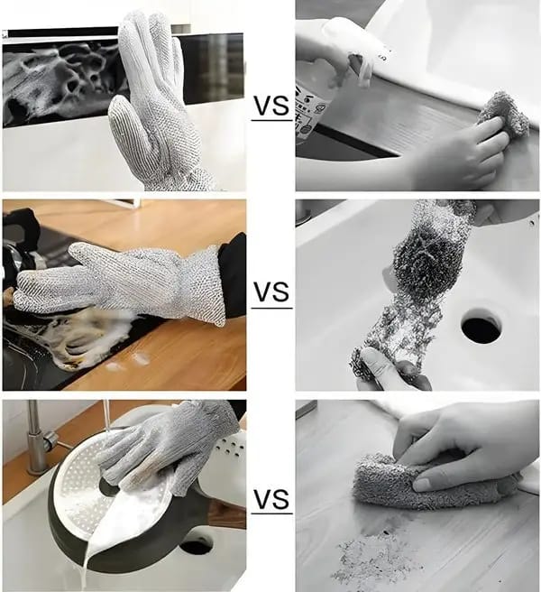 Anti-heat Aluminium Gloves