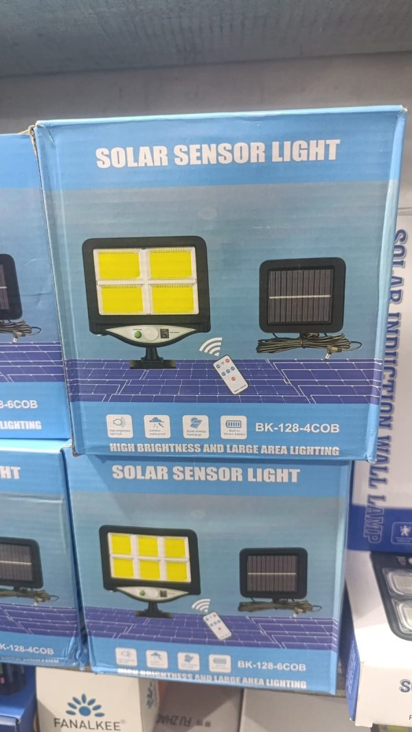 Solar Street Led Sensor Light Wall Lamp bk-128-4cob