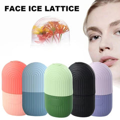 Cooling Ice Roller with Scrub – Facial Massage & Cleansing Ice