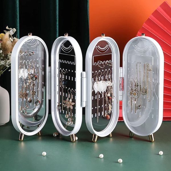 Jewellery Box Organiser With Mirror - Mall Mega