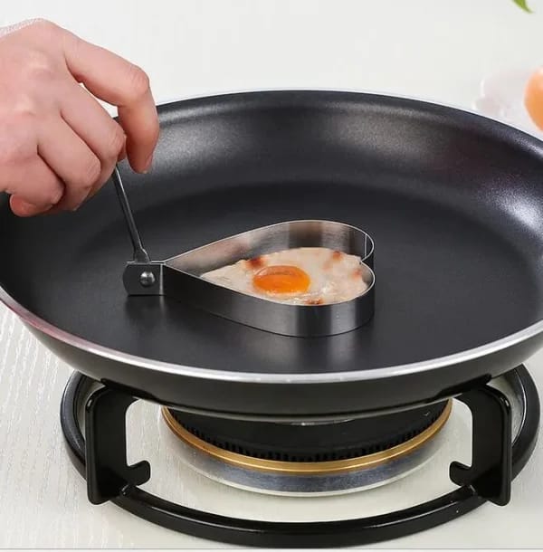 4pcs Stainless Steel Egg Ring Mold Set