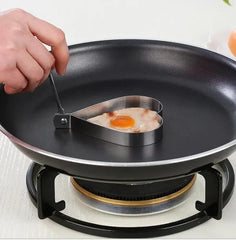 4pcs Stainless Steel Egg Ring Mold Set