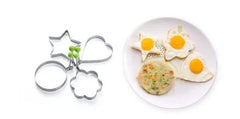 4pcs Stainless Steel Egg Ring Mold Set