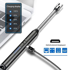 360° Outdoor Kitchen Lighter USB Rechargeable Plasma Arc Lighter