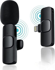 Wireless Mic K9 Dual Microphone Mic Plug & Play Usb Type C Plug Wireless Lavalier Microphone - Mall Mega