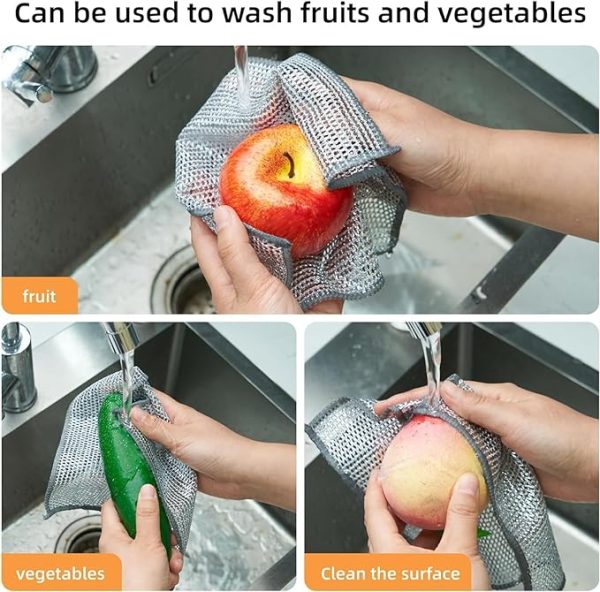 Dish Washing Cleaning Cloth - Pack of 10 - Mall Mega