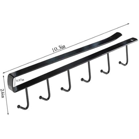 6 Hook Kitchen Hanging Organizer