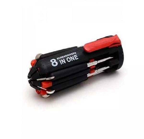 8 in 1 Screwdriver Multifunctional Repair Tools With Torch - Mall Mega