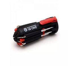 8 in 1 Screwdriver Multifunctional Repair Tools With Torch - Mall Mega