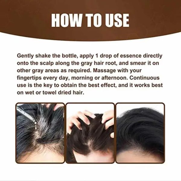 Ganoderma Nutrient Natural Darkening Hair Spray 30ml - Mall Mega