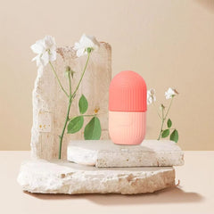 Cooling Ice Roller with Scrub – Facial Massage & Cleansing Ice