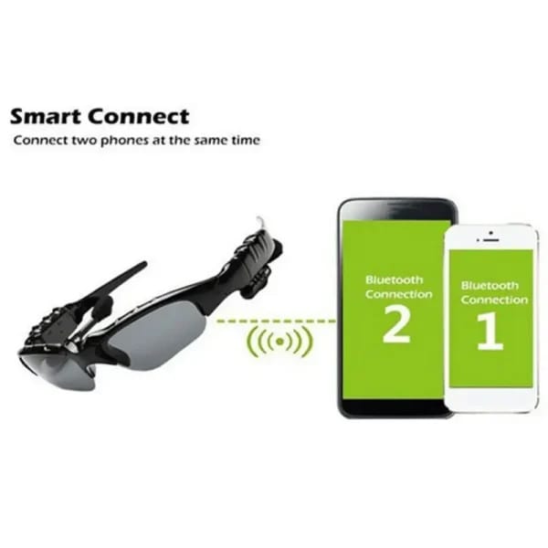 Bluetooth Sun Glasses With Headphones Connect With Mobile And Talk - Mall Mega