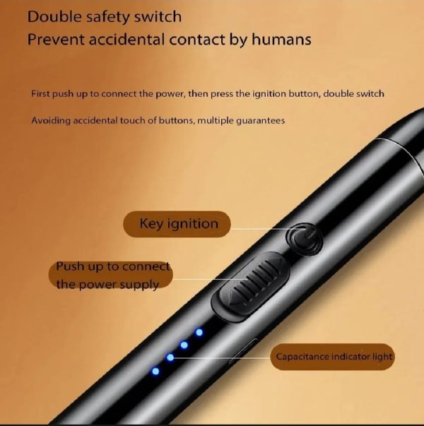 360° Outdoor Kitchen Lighter USB Rechargeable Plasma Arc Lighter