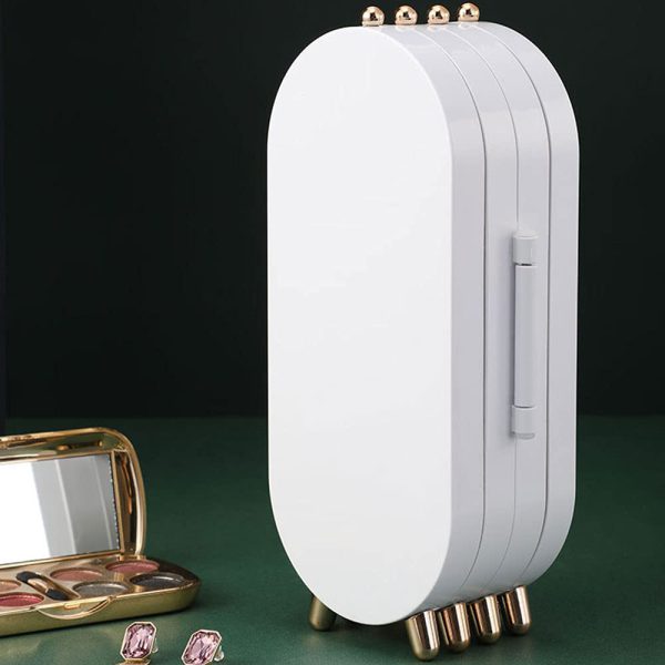Jewellery Box Organiser With Mirror - Mall Mega