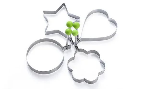 4pcs Stainless Steel Egg Ring Mold Set