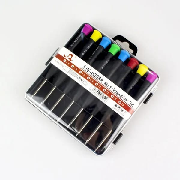 8 in 1 Screwdriver Set For Mobile Laptops And Tablets Repairing SH-6308a - Mall Mega