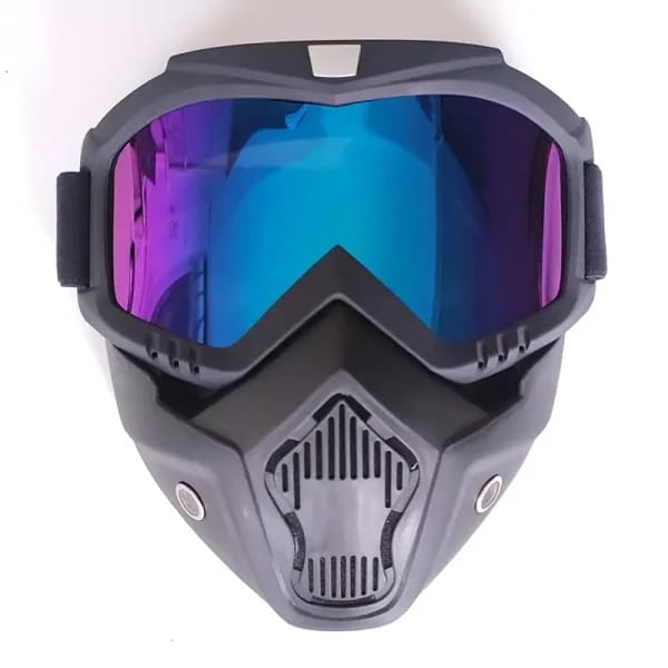 Motorcycle Goggles With Removable Full Face Mask - Mall Mega