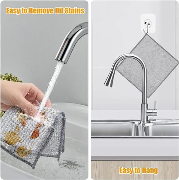 Dish Washing Cleaning Cloth - Pack of 10 - Mall Mega