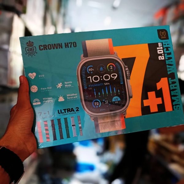 Crown H70 7 + 1 Ultra 2 Smart Watch - Mall Mega