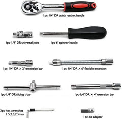 46 pcs Professional Socket Wrench Tool Set