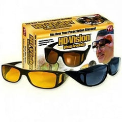 1Pc Hd Day & Night Vision Wrap Around Glasses - Mall Mega
