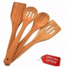 Pack of 4 Wooden Spoon Set