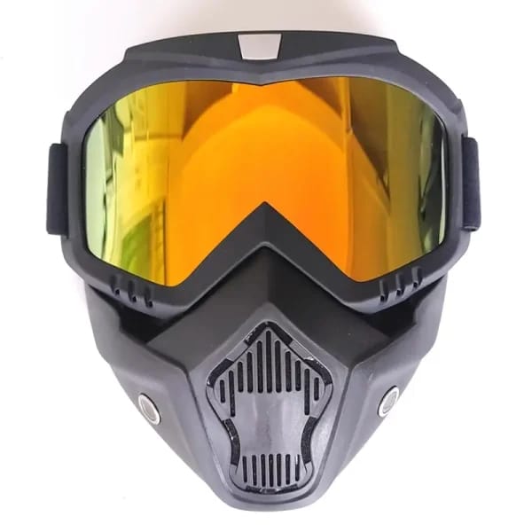 Motorcycle Goggles With Removable Full Face Mask - Mall Mega
