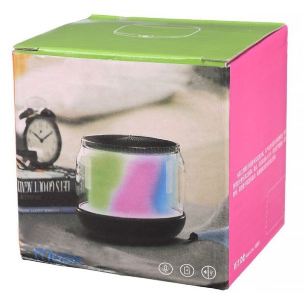 Bluetooth Wireless Portable Speaker With Led Light & High Bass Sound - Mall Mega
