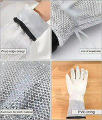 Anti-heat Aluminium Gloves