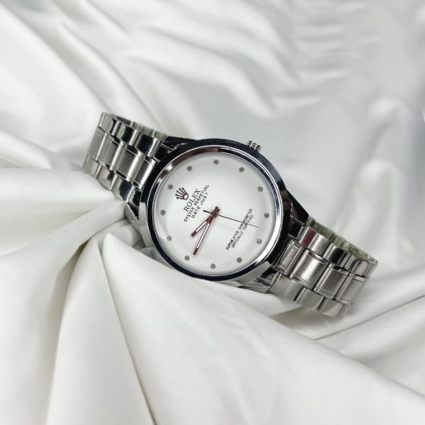Rolex Men’s Formal Quartz Wrist Watch With Stainless Steel Chain - Mall Mega