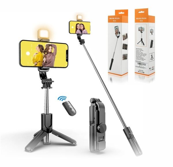 Selfie Stick Tripod R1s Bluetooth Remote Control - Mall Mega