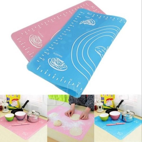 Silicone Pastry Mat – 14 Inch - Mall Mega