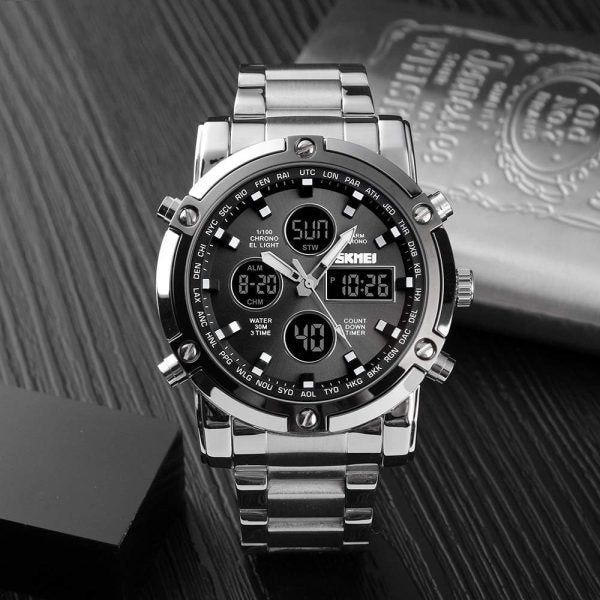 Skemie 1389 Men’s Digital Analog Watch - Mall Mega