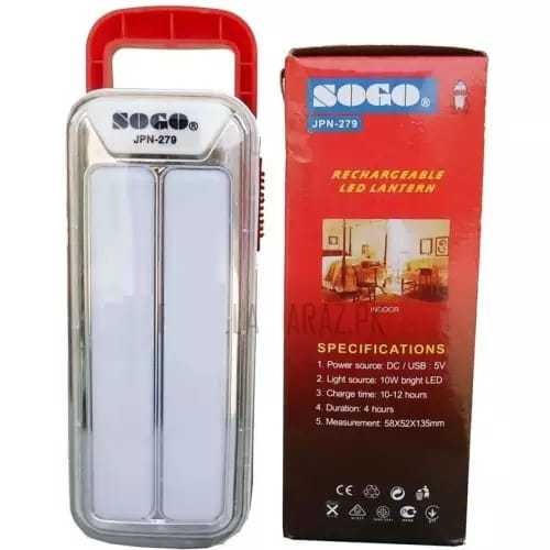Sogo Rechargeable Emergency LED Lantern Light JPN - 279 - Mall Mega