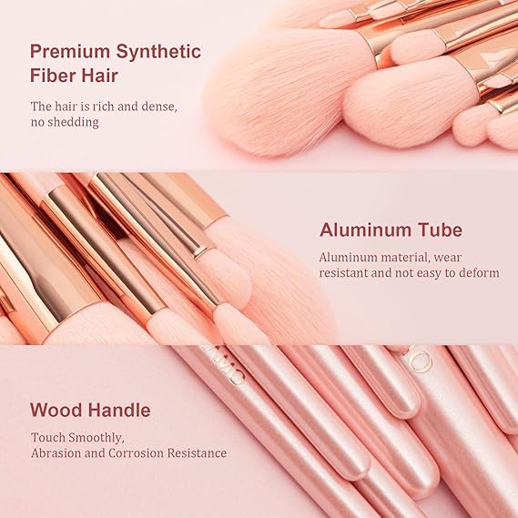 Sweet Beauty 07 Pcs Makeup Brush Set - Mall Mega