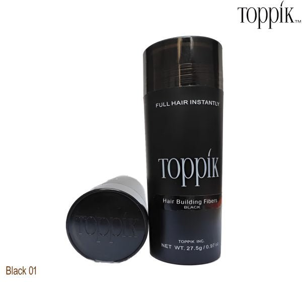 Toppik Hair Building Fiber (27g) + Spray Applicator ( Black & Brown Colors ) - Mall Mega