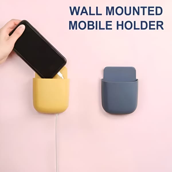 U Shape Wall Mounted Mobile And Remote Holder - Mall Mega