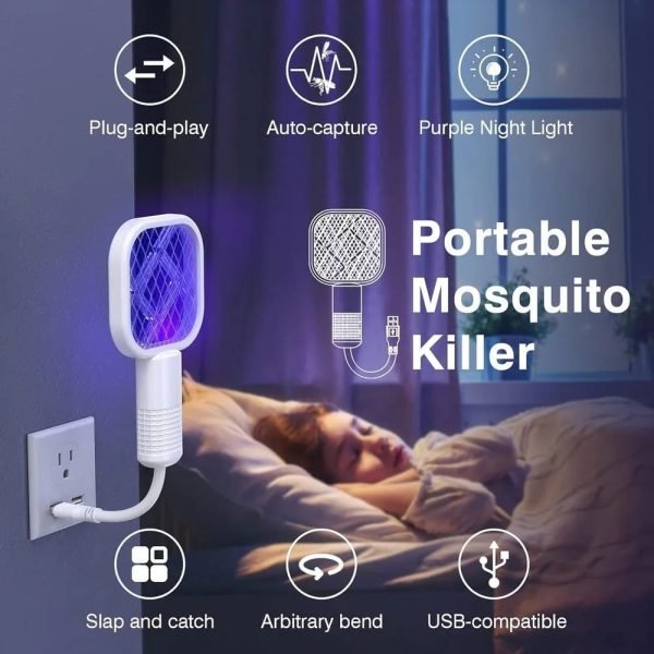 USB Rechargeable Mosquito Racket - Mall Mega