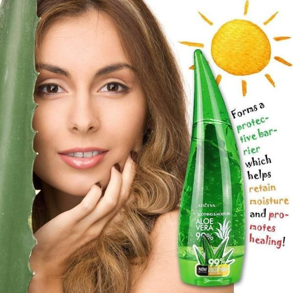 Wokali Aloe Vera Gel Soothing Acne Face Skin Cream - 80ml - Mall Mega