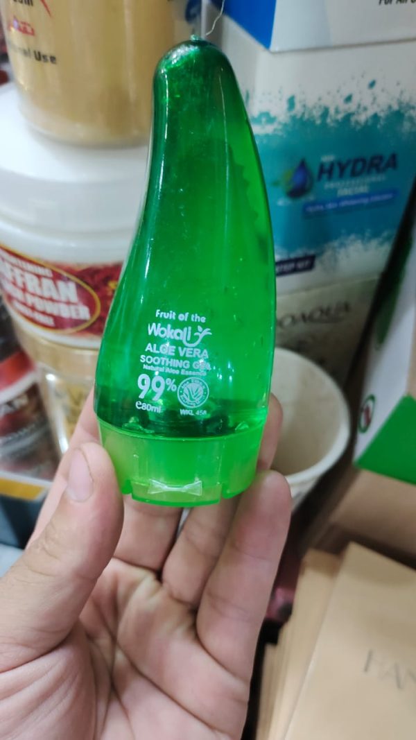 Wokali Aloe Vera Gel Soothing Acne Face Skin Cream - 80ml - Mall Mega